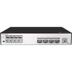 CloudEngine S5735-L8T4S-A-V2 Gestionado L3 Gigabit Ethernet (10/100/1000) 1U Negro  Plata