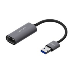 Conversor USB 3.0 A Ethernet Gigabit 10/100/1000 Mbps  Gris  15cm