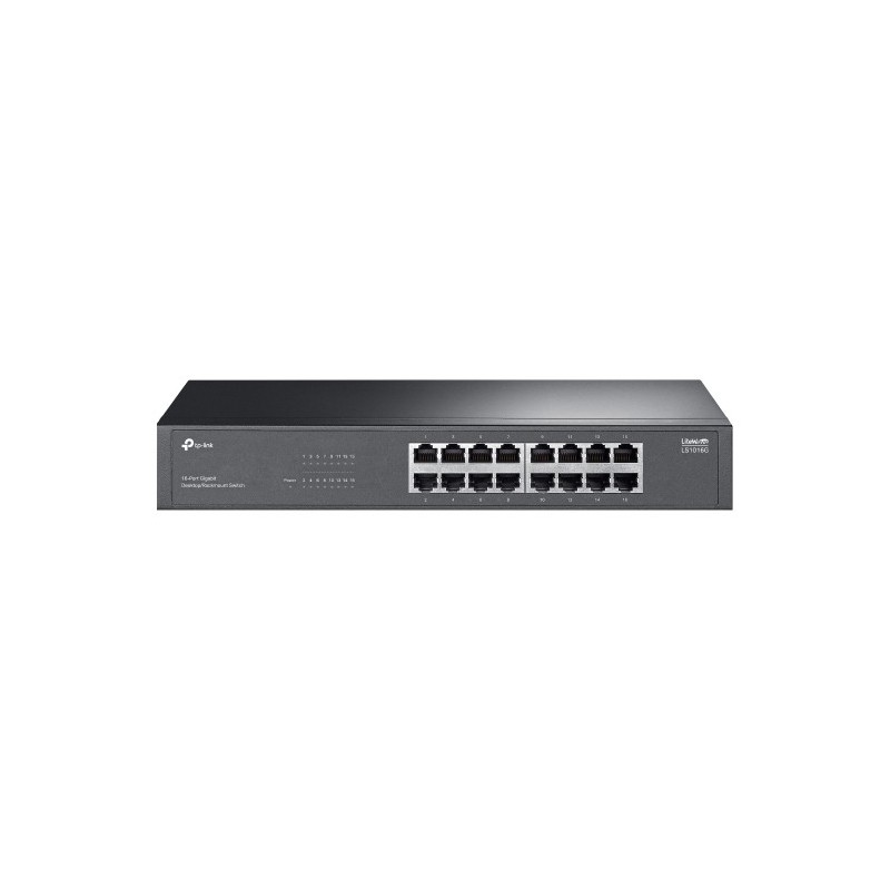 LS1016G switch No administrado Gigabit Ethernet (10/100/1000) Negro