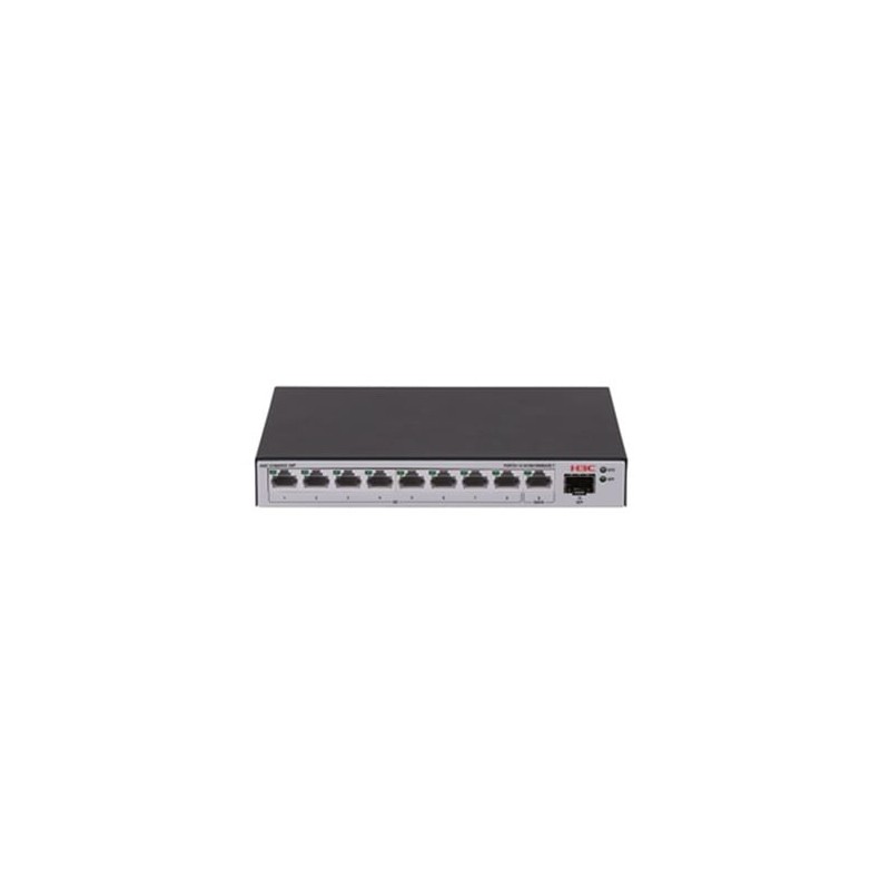 LS-1600V2-10P-GL switch Gestionado Gigabit Ethernet (10/100/1000) Negro  Gris
