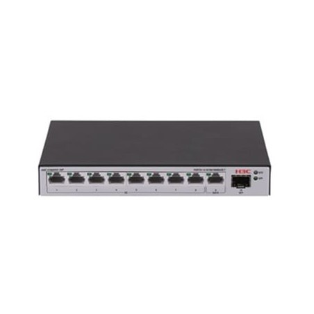 LS-1600V2-10P-GL switch Gestionado Gigabit Ethernet (10/100/1000) Negro  Gris