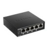DGS-1005P No administrado L2 Gigabit Ethernet (10/100/1000) Energa sobre Ethernet (PoE) Negro