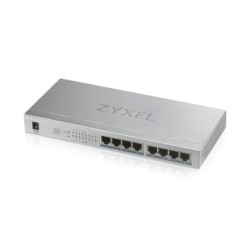 GS1008HP No administrado Gigabit Ethernet (10/100/1000) Energa sobre Ethernet (PoE) Gris