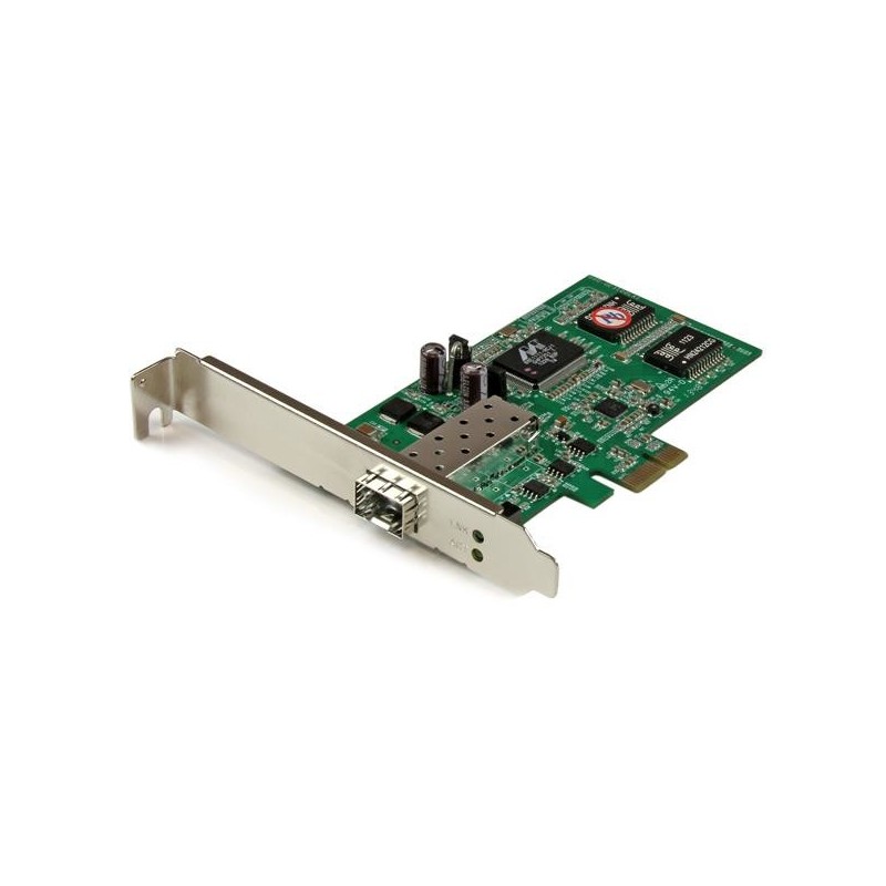 Tarjeta PCI Express Adaptadora de Red Gigabit con 1 Puerto SFP Abierto - NIC Ethernet PCI-E de Fibra