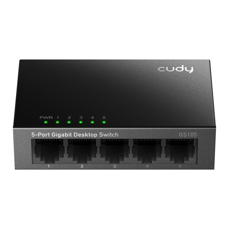 GS105 switch No administrado Gigabit Ethernet (10/100/1000) Negro
