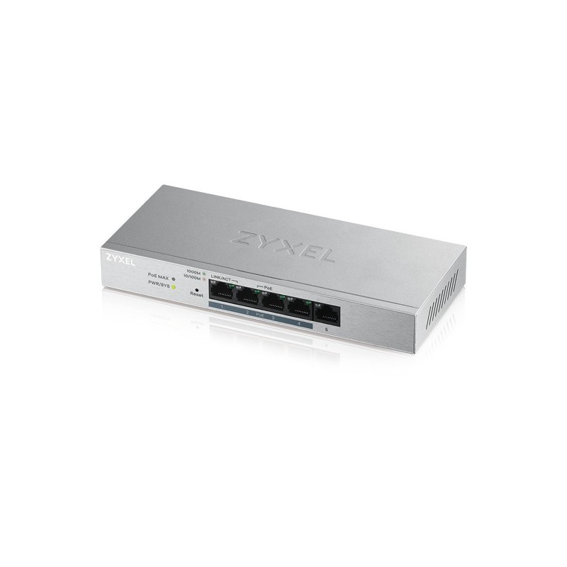 GS1200-5HP v2 Gestionado Gigabit Ethernet (10/100/1000) Energa sobre Ethernet (PoE) Gris