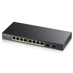 GS1900-10HP Gestionado L2 Gigabit Ethernet (10/100/1000) Energa sobre Ethernet (PoE) 1U Negro