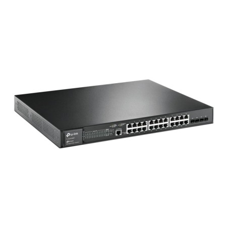 JetStream TL-SG3428MP switch Gestionado L2+ Gigabit Ethernet (10/100/1000) Energa sobre Ethernet (PoE) 1U Negro