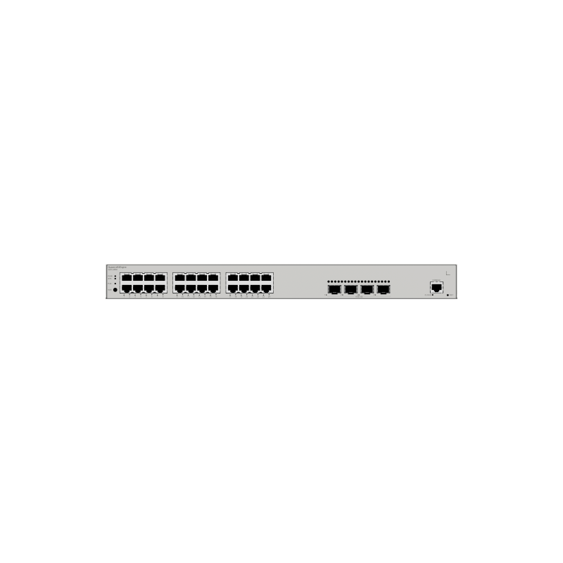 HUAWEI SWITCH  S220-24P4X (24*10/100/1000BASE-T PORTS(400W POE+)  4*10GE SFP+ PORTS  BUILT-IN AC POWER)