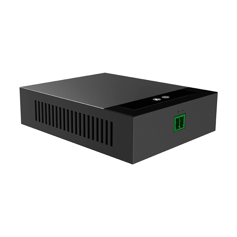 PN1 convertidor de medio 100 Mbit/s Negro