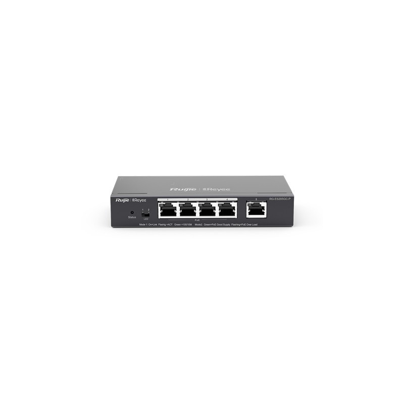 RG-ES205GC-P switch Gestionado L2 Gigabit Ethernet (10/100/1000) Energa sobre Ethernet (PoE)