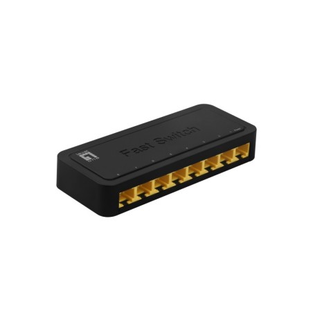 FEU-0812 switch No administrado Fast Ethernet (10/100) Negro