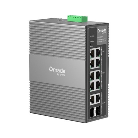 Omada IES210GPP switch Gestionado Gigabit Ethernet (10/100/1000) Energa sobre Ethernet (PoE) DIN rail Gris
