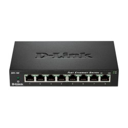 DES-108 switch No administrado L2 Gigabit Ethernet (10/100/1000) Escritorio Negro