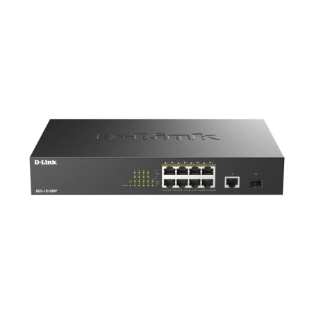 DGS-1010MP/E switch No administrado L2 Gigabit Ethernet (10/100/1000) Energa sobre Ethernet (PoE) 1U Negro
