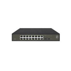 GES-2118 switch Gestionado L2 Gigabit Ethernet (10/100/1000) Negro