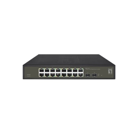 GES-2118 switch Gestionado L2 Gigabit Ethernet (10/100/1000) Negro
