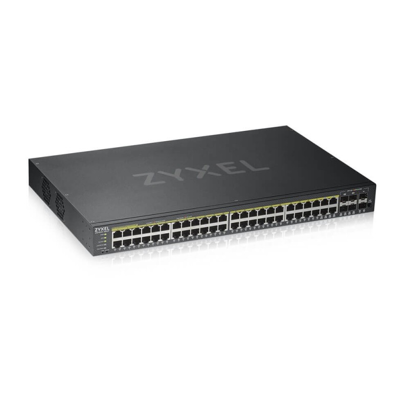 GS1920-48HPV2 Gestionado Gigabit Ethernet (10/100/1000) Energa sobre Ethernet (PoE) Negro