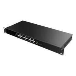 PN24 switch No administrado Fast Ethernet (10/100) Negro
