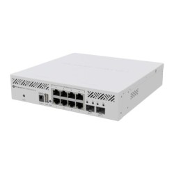 CRS310-8G+2S+IN: L3 Smart Switch Gestionado 2.5G Ethernet (100/1000/2500) 1U Blanco