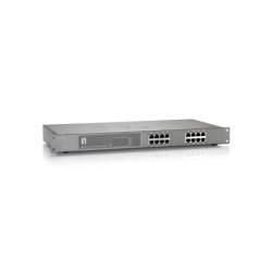 Switch Fast Ethernet PoE de 16 puertos  480W  802.3at PoE+