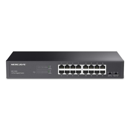 MS116GS switch Gigabit Ethernet (10/100/1000) Negro