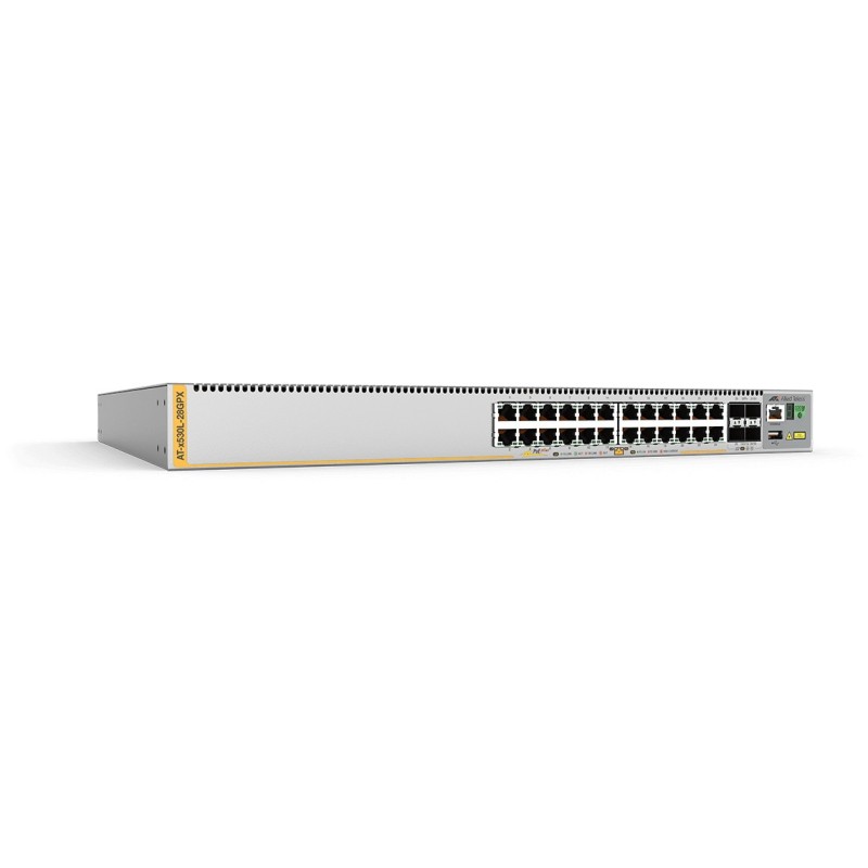 AT-x530L-28GPX-50 Gestionado L3+ Gigabit Ethernet (10/100/1000) Energa sobre Ethernet (PoE) 1U Gris