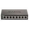 DGS-1100-08V2 Gestionado L2 Gigabit Ethernet (10/100/1000) Negro