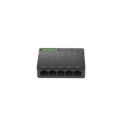 DSP1-1005 switch No administrado Gigabit Ethernet (10/100/1000) Negro  Gris