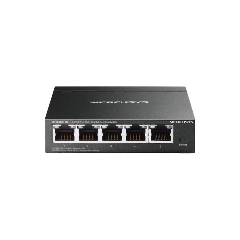 MS105GS-M2 switch No administrado Gigabit Ethernet (10/100/1000) Negro
