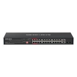 MS128GP switch Gigabit Ethernet (10/100/1000) Energa sobre Ethernet (PoE) 1U Negro