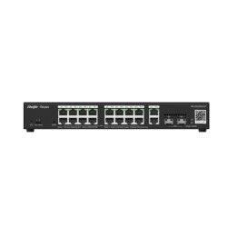 RG-ES220GS-P switch Gestionado L2 Gigabit Ethernet (10/100/1000) Energa sobre Ethernet (PoE) Negro