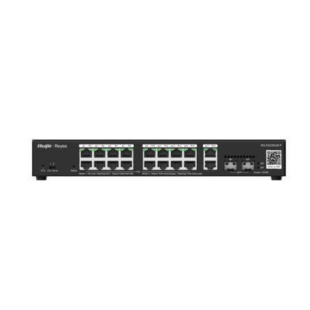 RG-ES220GS-P switch Gestionado L2 Gigabit Ethernet (10/100/1000) Energa sobre Ethernet (PoE) Negro