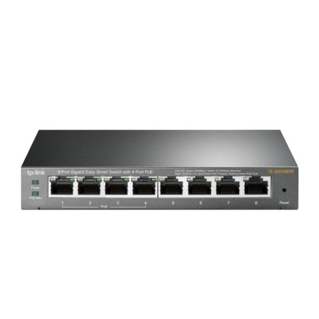 TL-SG108PE Gestionado L2 Gigabit Ethernet (10/100/1000) Energa sobre Ethernet (PoE) Negro