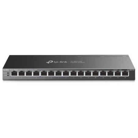TL-SG116P switch No administrado Gigabit Ethernet (10/100/1000) Energa sobre Ethernet (PoE) Negro