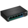 TPE-TG52 switch No administrado Gigabit Ethernet (10/100/1000) Energa sobre Ethernet (PoE) Negro