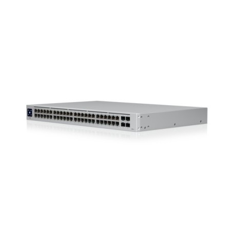 UniFi USW-48-POE switch Gestionado L2 Gigabit Ethernet (10/100/1000) Energa sobre Ethernet (PoE) 1U Acero inoxidable
