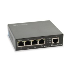 GEP-0523 switch Gigabit Ethernet (10/100/1000) Energa sobre Ethernet (PoE) Negro