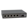 GEP-0625 switch No administrado 2.5G Ethernet (100/1000/2500) Energa sobre Ethernet (PoE) Negro