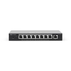 RG-ES209GC-P switch Gestionado Gigabit Ethernet (10/100/1000) Energa sobre Ethernet (PoE) Negro