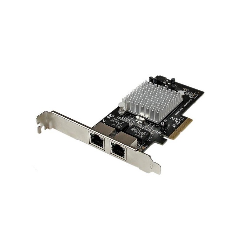 Tarjeta Adaptador de Red PCI Express PCI-E Gigabit Ethernet con 2 Puertos RJ45 Chipset Intel i350