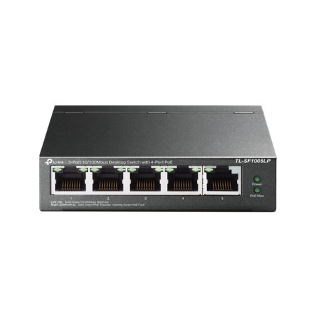 TL-SF1005LP switch No administrado Fast Ethernet (10/100) Energa sobre Ethernet (PoE) Negro