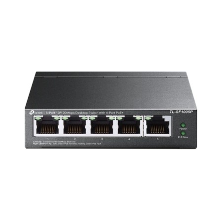 TL-SF1005P No administrado Fast Ethernet (10/100) Energa sobre Ethernet (PoE) Negro