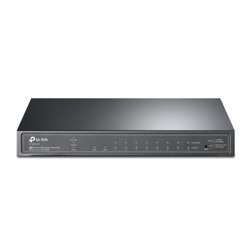 TL-SG2210P Gestionado L2 Gigabit Ethernet (10/100/1000) Energa sobre Ethernet (PoE) Negro