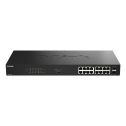 DGS-1018P No administrado Gigabit Ethernet (10/100/1000) Energa sobre Ethernet (PoE) Negro