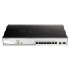 DGS-1210-10MP Gestionado L2 Gigabit Ethernet (10/100/1000) Energa sobre Ethernet (PoE) Negro  Gris