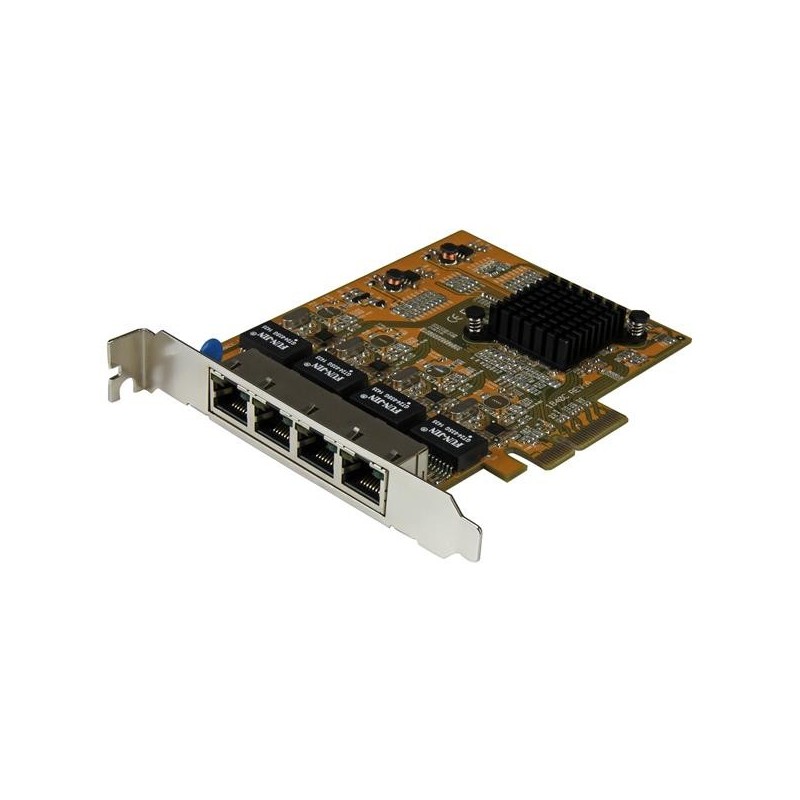 Tarjeta de Red PCI Express Ethernet Gigabit con 4 Puertos RJ45