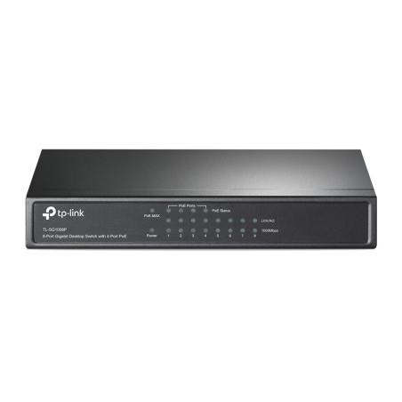 TL-SG1008P Gestionado Gigabit Ethernet (10/100/1000) Energa sobre Ethernet (PoE) Gris