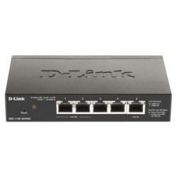 DGS-1100-05PDV2 switch Gestionado Gigabit Ethernet (10/100/1000) Energa sobre Ethernet (PoE) Negro