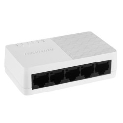 DS-3E0505D-O switch Gigabit Ethernet (10/100/1000) Negro  Blanco